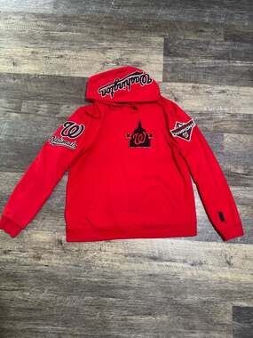 Pro Standard Washington Nationals World Series Champions Red Hoodie Size XL